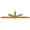 Ekena Millwork Kennewick Rough Sawn Timber Gable Bracket, Western Red Cedar, 72"W x 21"H x 2"D x 4"F, 7/12 Pitch GBW072X21X0204KEN00RWR - alternate 2